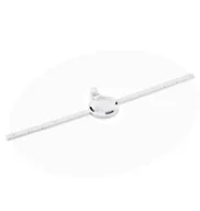 Kratki wentylacyjne - Air Roxy Kratka Wentylacyjna Z Żaluzją Mechaniczną Fi 80-150 Biały RX 02-368 5903351801690 - miniaturka - grafika 1