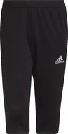 Spodnie sportowe męskie - Adidas Spodnie piłkarskie adidas ENTRADA 22 3/4 Panty HB0576 HB0576 czarny S - miniaturka - grafika 1