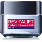 Kremy do twarzy - Loreal Revitalift Filler [HA] krem Anti Age na noc 50ml - miniaturka - grafika 1