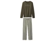 Piżamy damskie - esmara® Piżama damska z bawełny (Oliwkowy, L(44/46)) - miniaturka - grafika 1