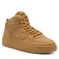 Sneakersy męskie - Sneakersy Sprandi HEAT MID MPRS-2022M03108-2 Brązowy - miniaturka - grafika 1