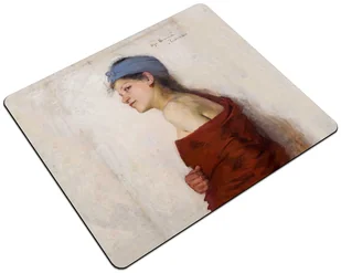 Podkładka Portret kobiety - Cyganka Olga Boznańska 24x19cm - Podkładki pod mysz - miniaturka - grafika 1