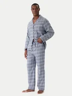 Piżamy męskie - Polo Ralph Lauren Piżama 714754038010 Niebieski Regular Fit - miniaturka - grafika 1