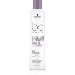 Schwarzkopf Professional BC CLEAN BALANCE DEEP CLEANSING SHAMPOO 250ML - Szampony do włosów - miniaturka - grafika 1