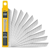 Nożyce i sekatory - Ostrza zapasowe Deli Tools EDL-DP092, 9mm,10 sztuk (srebrne) - miniaturka - grafika 1