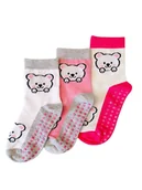 Skarpetki dla dzieci - Skarpetki dziewczęce dziecięce długie antypoślizgowe z ABS 3PAK 27-30 MYWAY - miniaturka - grafika 1