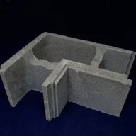 Inne materiały budowlane - Pustak szalunkowy narożnikowy Roosens S24N 42x37x24x20 cm prawy, 5 Mpa - miniaturka - grafika 1