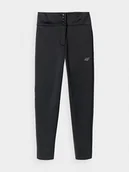 Spodnie narciarskie - 4F Spodnie narciarskie softshellowe membrana 5000 damskie - czarne XS - miniaturka - grafika 1