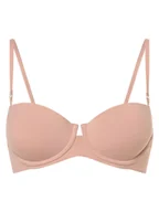 Biustonosze - Calvin Klein Damski biustonosz push-up Kobiety różowy jednolity, 70B - miniaturka - grafika 1