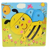 Układanki dla dzieci - PUZZLE DREWNIANE PIERWSZA UKŁADANKA EDUKACYJNA 10 ELEMENTÓW RÓŻNE WZORY - miniaturka - grafika 1