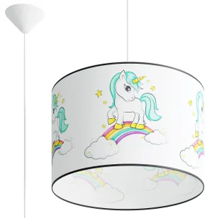 Lampa dla dzieci z jednorożcem na abażurze - 3X A587 D0-R99 - Lampy pozostałe Lampa dla dzieci z jednorożcem na abażurze - 3X A587 D0-R99 - Lampy pozostałe - miniaturka - grafika 1