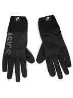 Rękawiczki - Asics Rękawiczki Damskie Running Gloves 3013A033 Czarny - miniaturka - grafika 1