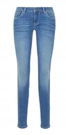 Spodnie damskie - PEPE JEANS SPODNIE JEANSOWE NIEBIESKIE 30/30 P9P - miniaturka - grafika 1