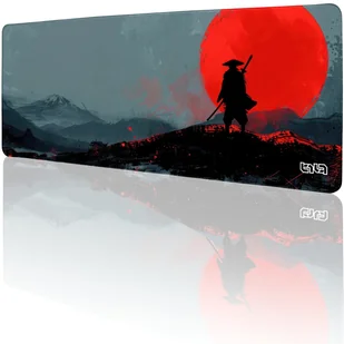 PODKŁADKA POD KLAWIATURĘ Grey Samurai 80x30 TILT Duża Na biurko - Podkładki pod mysz - miniaturka - grafika 1