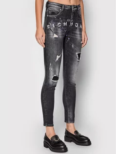 Spodnie damskie - John Richmond Jeansy Munax RWA21158JE Szary Skinny Fit - grafika 1