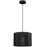 Lampy sufitowe - Czarna lampa wisząca z ażurową osłoną LX 5237 z serii LOFT SHADE - miniaturka - grafika 1