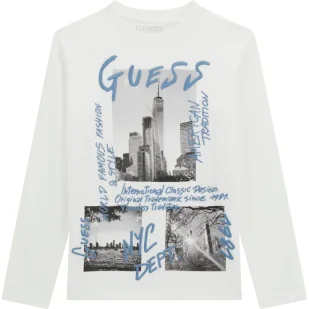 Guess Longsleeve | Regular Fit - Koszulki dla chłopców - miniaturka - grafika 1