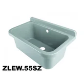 Zlewy i komory gospodarcze - HYDROLAND ZLEW.55 SZARY Komora gospodarcza szary 55x34 - miniaturka - grafika 1