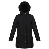 Kurtki i kamizelki sportowe damskie - Płaszcz ocieplany damski Regatta Voltera Parka Rozmiar: XL / Kolor: czarny - miniaturka - grafika 1