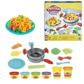 Masy plastyczne - Play-Doh Ciastolina Zestaw Patelnia z Makaronem E9369 - miniaturka - grafika 1