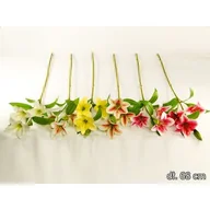 Sztuczne kwiaty - Lilia gałązka x 4 - miniaturka - grafika 1