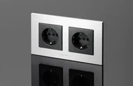 Listwy zasilające - GigaWatt G-044 Schuko Duplex gniazdo podtynkowe - miniaturka - grafika 1