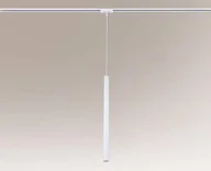 Lampy pozostałe - Shilo lampa szynowa wisząca Yabu GU10 H70cm 4cm biała 7869 - miniaturka - grafika 1