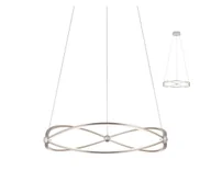 Lampy sufitowe - Redo 01-2251 - LED Żyrandol ściemnialny na lince QUARK LED/43W/230V 3000K chrom - miniaturka - grafika 1