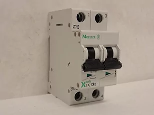 Eaton Wyłącznik nadprądowy dwubiegunowy C 4A FAZ-C4/2 278752 - Bezpieczniki elektryczne - miniaturka - grafika 1