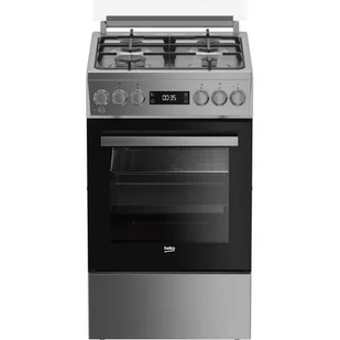 Kuchenka gazowo-elektryczna BEKO FSM52339DXDS - Kuchenki gazowo-elektryczne - miniaturka - grafika 1