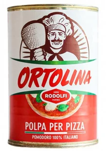Sos pomidorowy Polpa per pizza 400g - Ortolina - Koncentraty warzywne, przeciery - miniaturka - grafika 1