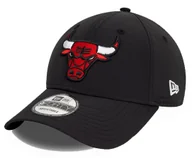 Czapki damskie - Czapka z daszkiem NEW ERA Chicago Bulls 9FORTY czarna - miniaturka - grafika 1