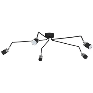 Żyrandol Joker czarny 5 1341 Decoland - Lampy sufitowe - miniaturka - grafika 1