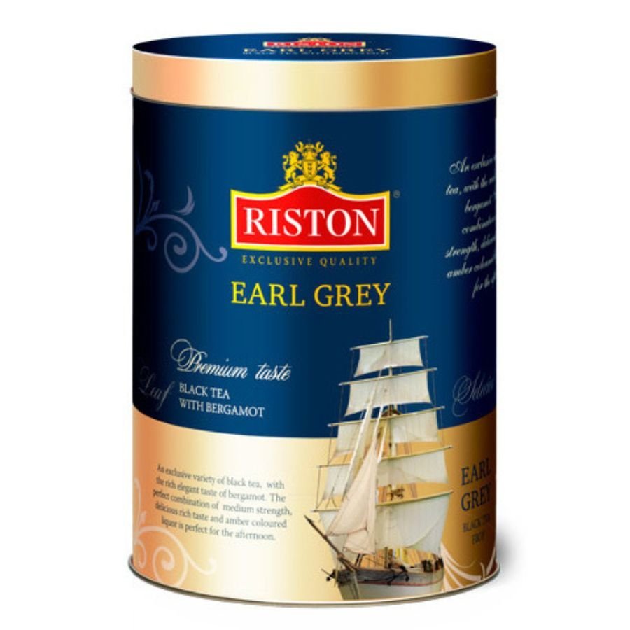 Herbata liściasta Riston earl grey w puszce (100g)