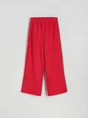 Spodnie damskie - Reserved - Bawełniane spodnie dresowe - czerwony - miniaturka - grafika 1