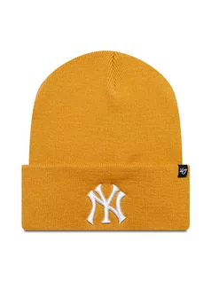 Czapki damskie - New York 47 Brand Czapka Mlb Yankees Haymaker B-UPRCT17ACE-KM Żółty - grafika 1