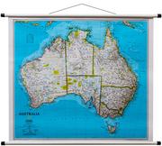 Atlasy i mapy - National Geographic Australia Classic polityczna mapa ścienna, 1:6 413 000 - miniaturka - grafika 1