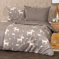 Pościel - 4Home Pościel flanelowa Happy reindeer, 160x200 cm, 70x80 cm, 160x200 cm, 70x80 cm - miniaturka - grafika 1