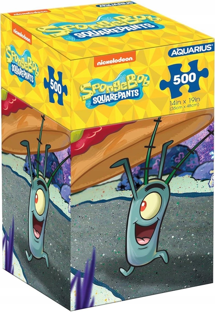 Puzzle Spongebob Kanciastoporty - Plankton (500)