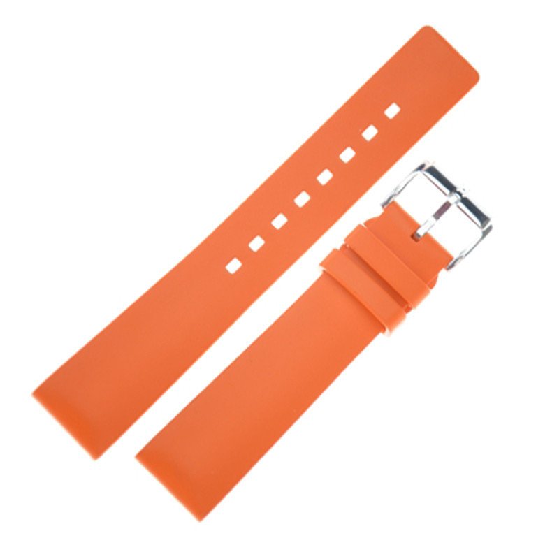 Pasek do zegarka Hirsch 40538876-2-18 pomarańczowy 18mm