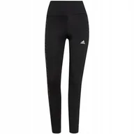 Legginsy - Legginsy damskie adidas High Rise Sport Zebra 7/8 czarne GR9652 XS - miniaturka - grafika 1