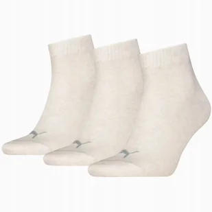 Skarpety Puma Quarter Plain 3 pary 938589-01 biały 43-46 - Skarpetki męskie - miniaturka - grafika 1