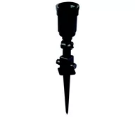 Lampy ogrodowe - Lampa zewnętrzna 1xE27/15W/230V IP44 czarna - miniaturka - grafika 1