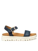 Sandały damskie - Geox Sandały D Xand 2.1S D55SZC 00022 C4002 Granatowy - miniaturka - grafika 1