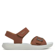 Buty dla chłopców - Sandały Geox J Lightfloppy J45GQD 32 C6777 S Brązowy - miniaturka - grafika 1
