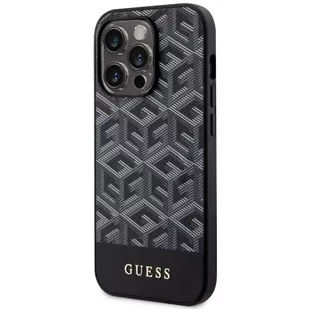 Guess GUHMP14XHGCFSEK do Apple iPhone 14 Pro Max 6,7" czarny/black hardcase GCube Stripes MagSafe - Etui i futerały do telefonów - miniaturka - grafika 2