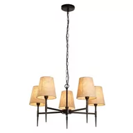 Lampy sufitowe - Gothic lampa wisząca 5xE14 czarna 30690-5BK - miniaturka - grafika 1