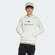 Odzież sportowa dziecięca - Bluza adidas Boys Slogan Fleece Hoodie Kids - miniaturka - grafika 1