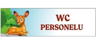 Pomoce naukowe - Tabliczka - WC Personelu - miniaturka - grafika 1