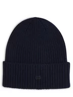 Czapki męskie - Tommy Hilfiger - Czapka męska z czystego kaszmiru, niebieski - miniaturka - grafika 1